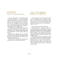 Du bist wunderbar gemacht!, 1