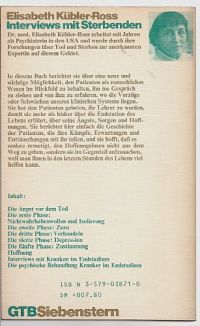 Interviews mit Sterbenden, 1