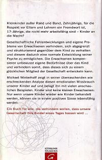 Warum unsere Kinder Tyrannen werde, 1