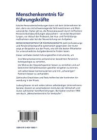 Menschenkenntnis für Führungskräfte, 1