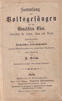 Sammlung von Volksgesängen für den gemischten Chor, 1
