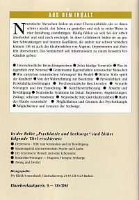 Der neurotische Mensch und seine Lebensnöte, 1