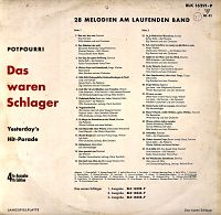 das waren schlager [Vinyl], 1