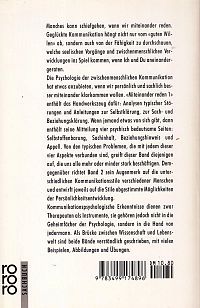 Miteinander reden 1 - Störungen und Klärungen , 1