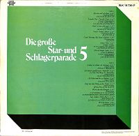 Die Große Star- und Schlagerparade 5 [Vinyl], 1