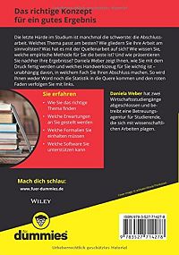 Die erfolgreiche Abschlussarbeit für Dummies, 1