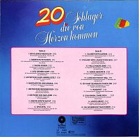20 Schlager die von Herzen kommen  [Vinyl], 1