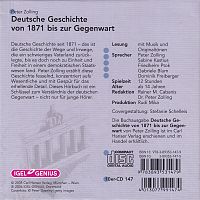 Deutsche Geschichte - von 1871 bis zur Gegenwart, 1