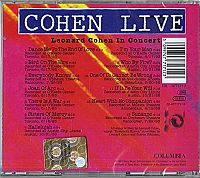  Leonard Cohen In Concert [CD], 1
