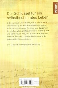 The Master Key System: 24 Schritte, um das Leben zu meistern, 1