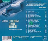 Predigt ohne Worte: Choralimprovisationen [CD], 1