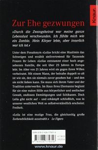 Zur Ehe gezwungen, 1