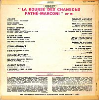 La Bourse Des Chansons N° 18 [Vinyl], 1