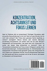 Konzentration, Achtsamkeit und Fokus lernen, 1