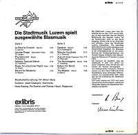 Die Stadtmusik Luzern spiel ausgewählte Blasmusik [Vinyl], 1