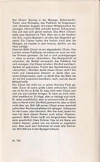 Ansichten eines Clowns, 1