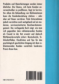 Reklamationsmanagement, 1