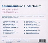 Rosenmond und Lindentraum [CD], 1