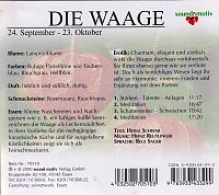 Die Waage - die Lampionblume 24.09 - 23.10 [CD], 1