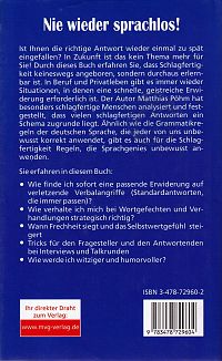 Nicht auf den Mund gefallen!, 1