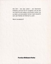 Das Glück der Lebenszeit - Meine Zeit in Gottes Händen, 1