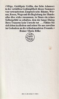 Briefe an Gräfin Sizzo 1921-1926, 1
