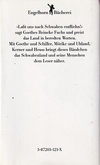 Kleine Geschichten aus dem Schwabenland, 1