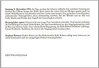 Stirb, schöner Engel, 1