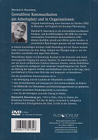 Gewaltfreie Kommunikation am Arbeitsplatz und in Organisationen [DVD], 1
