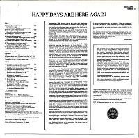Happy Days are here again [Vinyl], 1