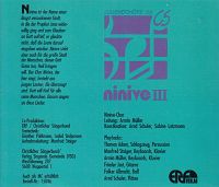 Ninive 3 [CD], 1