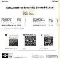 Schwyzerörgeliquartett Schmid-Buebe [Vinyl], 1