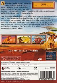 Der König der Löwen 2 - Simbas Königreich [DVD], 1
