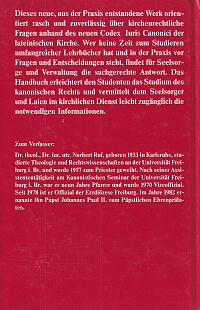 Das Recht der katholischen Kirche, 1