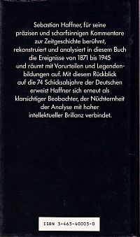 Von Bismarck zu Hitler - Ein Rückblick, 1