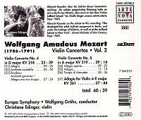 Mozart - Violinkonzerte Vol. 2 [CD], 1