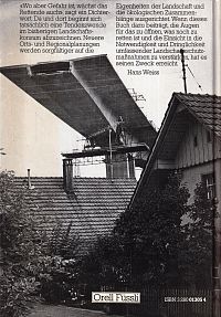 Die friedliche Zerstörung der Landschaft, 1