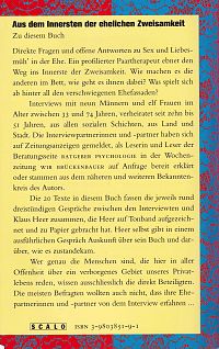 Ehe, Sex und Liebesmüh, 1