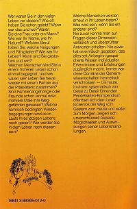 Reinkarnationsforschung mit dem Pendel, 1