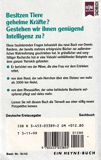 Die geheimen Kräfte der Tiere. Psychic Animals. , 1