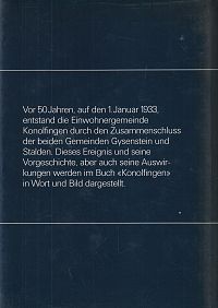 Konolfingen - Texte und Bilder über eine bernische Gemeinde, 1