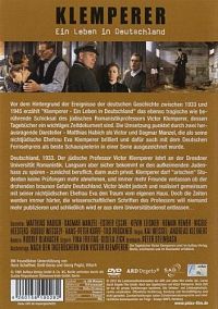Klemperer - Ein Leben in Deutschland [DVD], 2