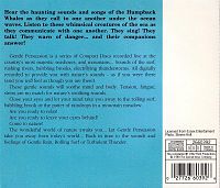 Sounds and Songs of the Humpback Whales [CD], 1