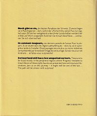 Die letzten Paradiese der Schweiz - Les derniers paradis de Suisse, 1