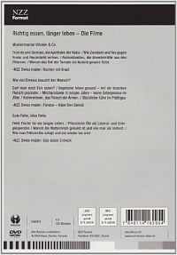 Richtig essen, länger leben - NZZ Format [DVD], 1