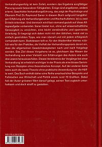 Verhandlungstechnik, 1