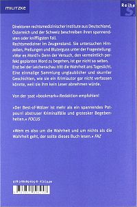 Die unglaublichsten Fälle der Rechtsmedizin, 1