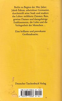 Fabian - Die Geschichte eines Moralisten, 1