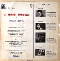 Armand Mestral - Les chansons immortelles [Vinyl], 1