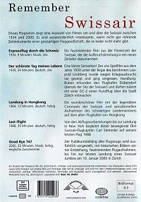 Remember Swissair [DVD], 1